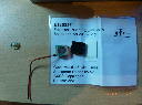 Lautsprecher E180357 und kleine LED Platine.
